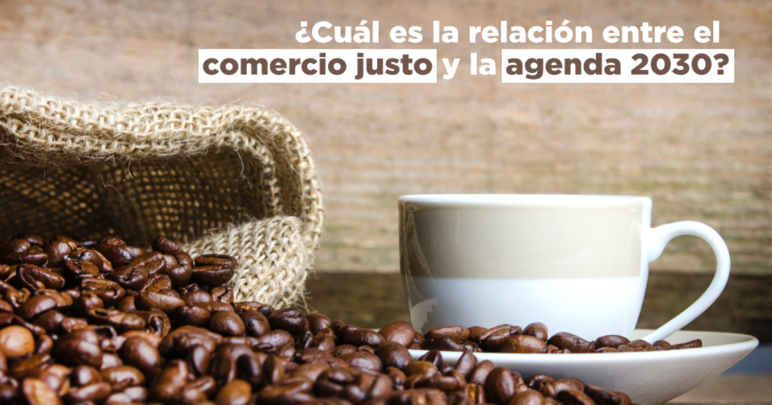 Cuál es la relación entre el comercio justo y la agenda 2030