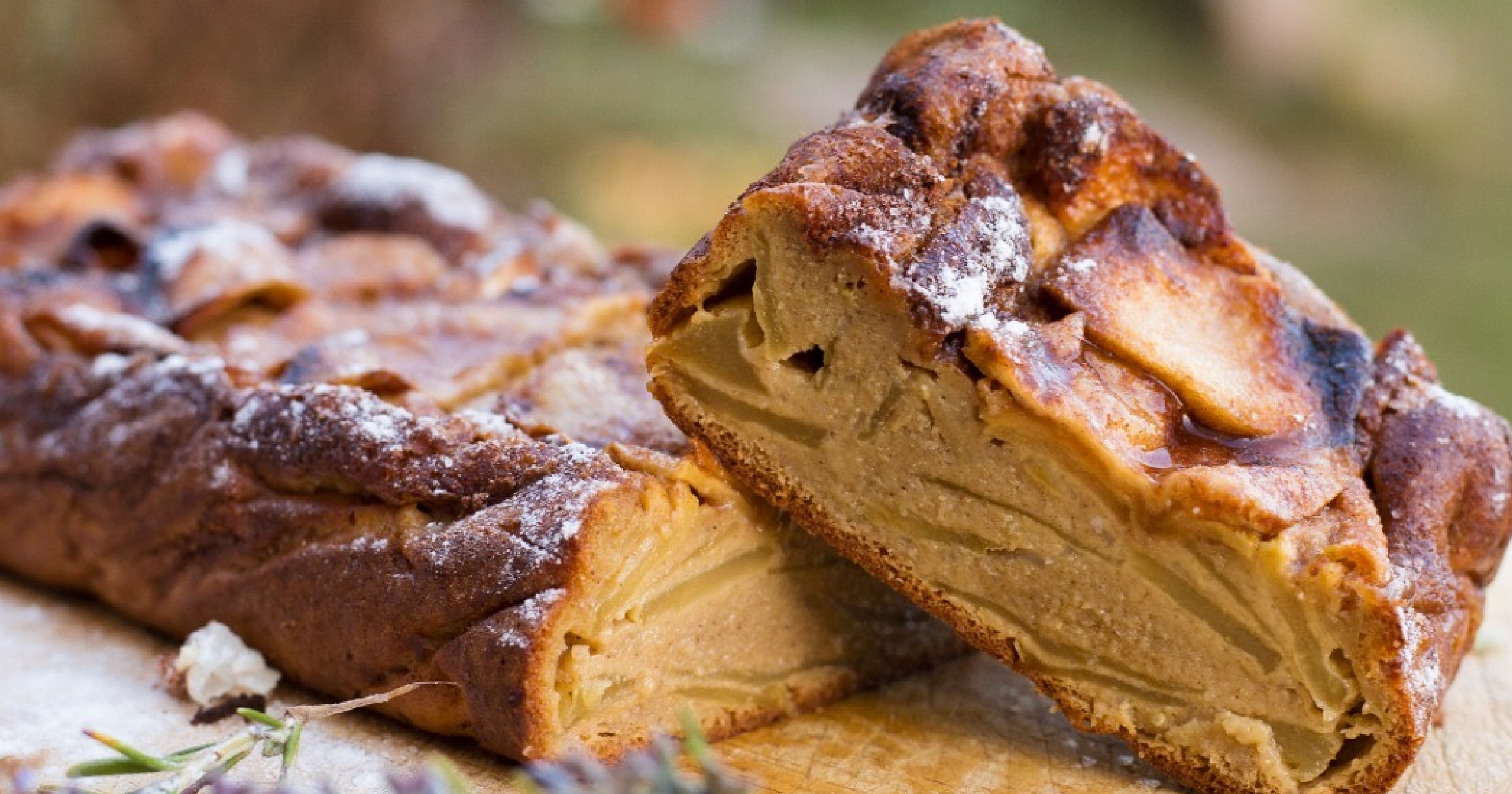 Receta de pastel de manzana y canela