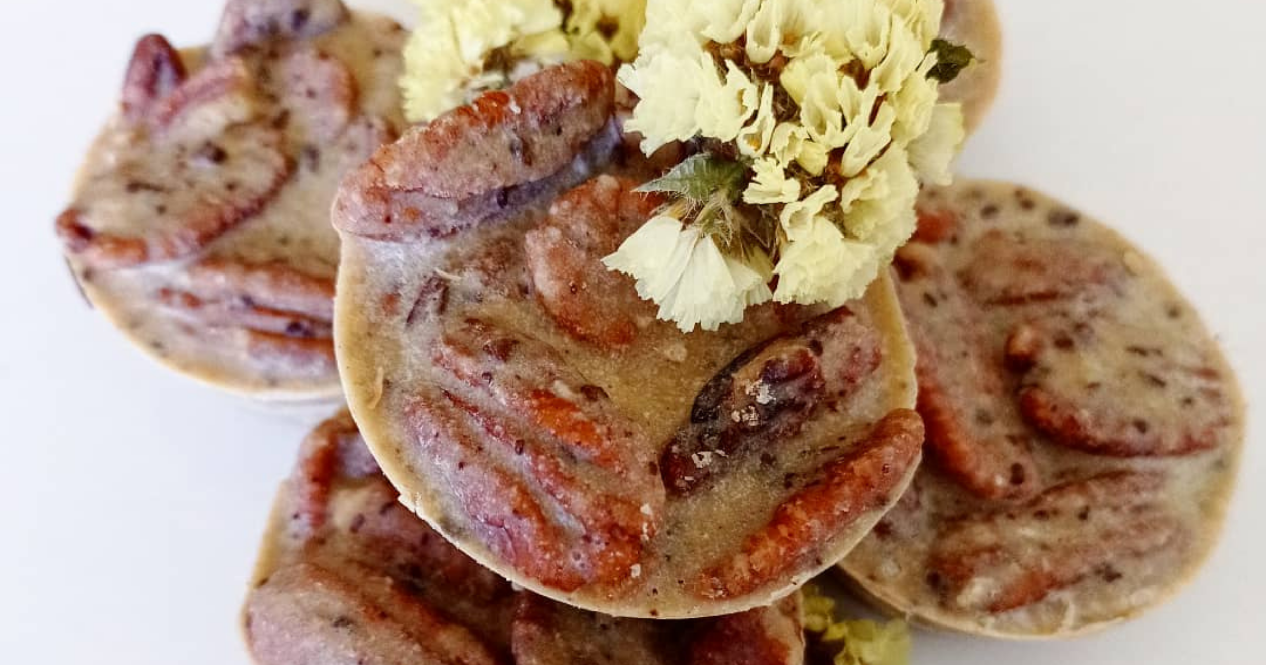 Receta de rocas de café y nueces pecanas