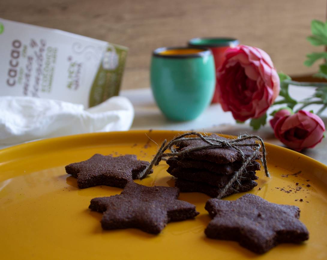 Receta de Galletas de Cacao con Maca y Jengibre
