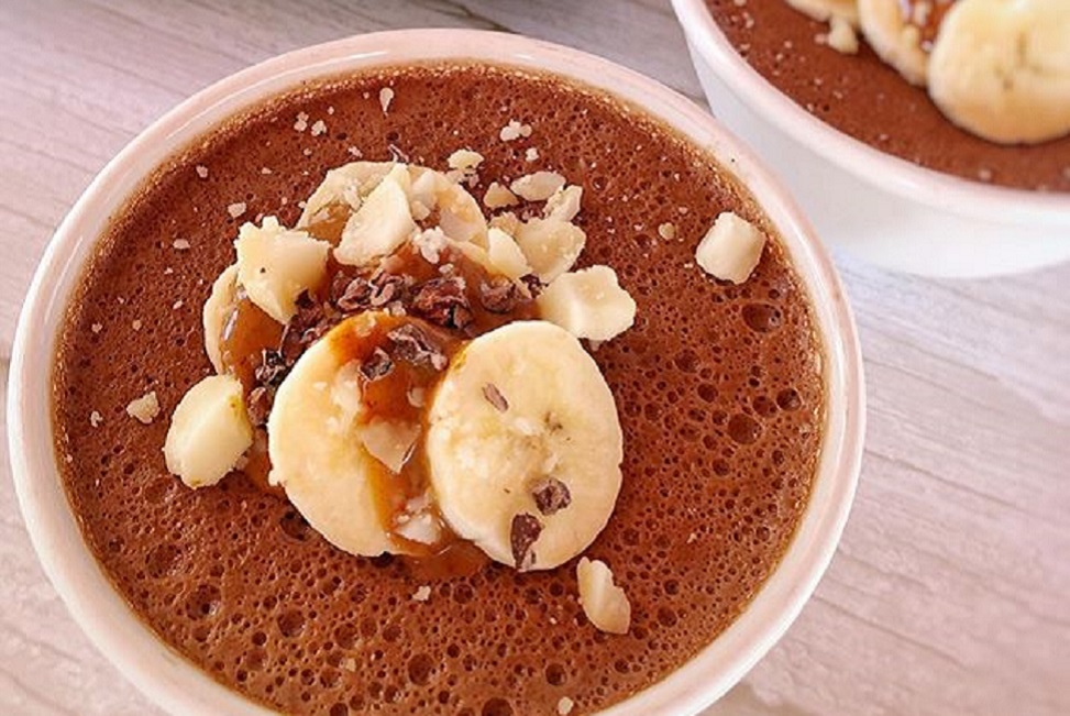 Receta de moka pudding fit