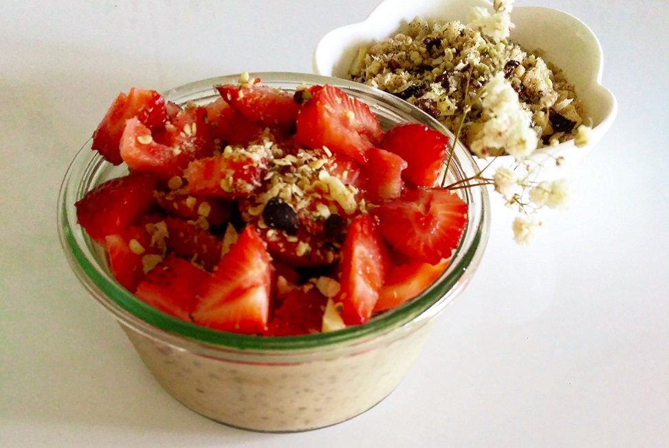 Receta de pudding de chía y moca