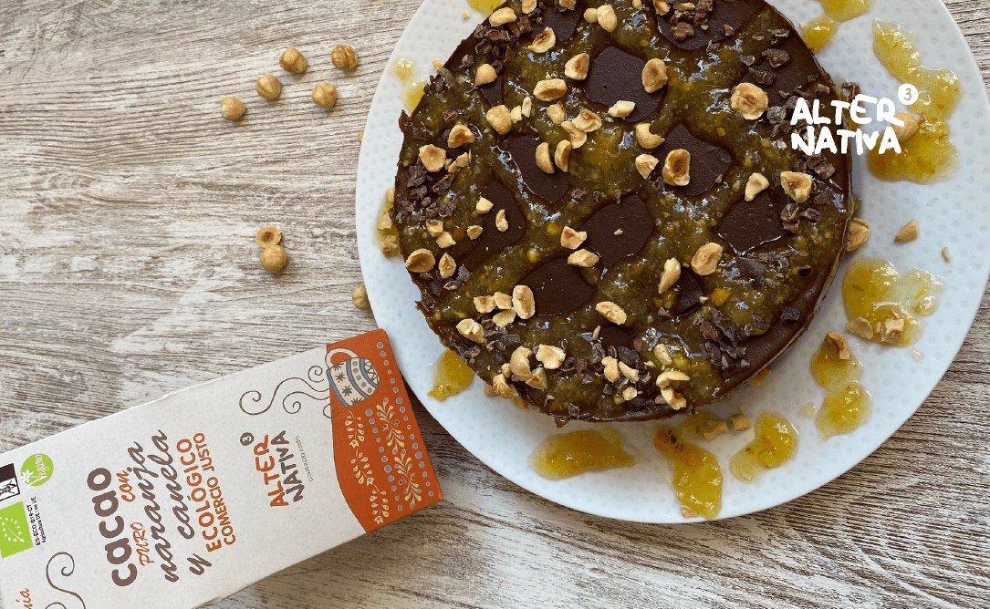 Recepta de pastís de xocolata i avellana a la taronja