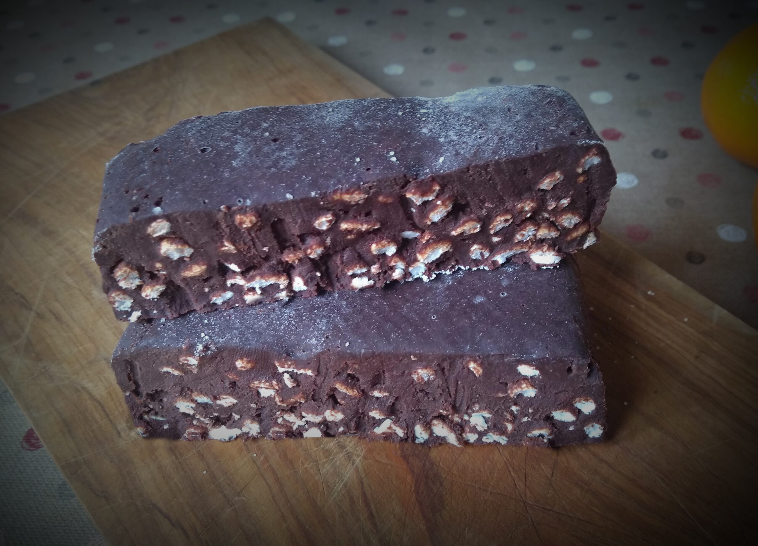 turrón de chocolate vegano