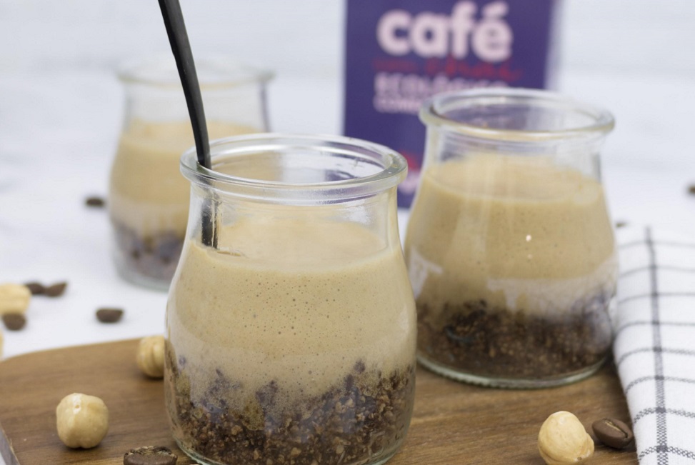 Receta de vasitos de avellana y café chai